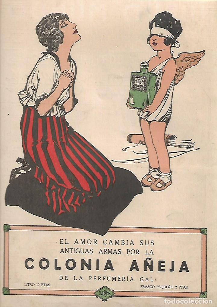 Coleccionismo: A&Ntilde;O 1919 RECORTE PRENSA PUBLICIDAD COLONIA A&Ntilde;EJA PERFUMERIA GAL MADRID