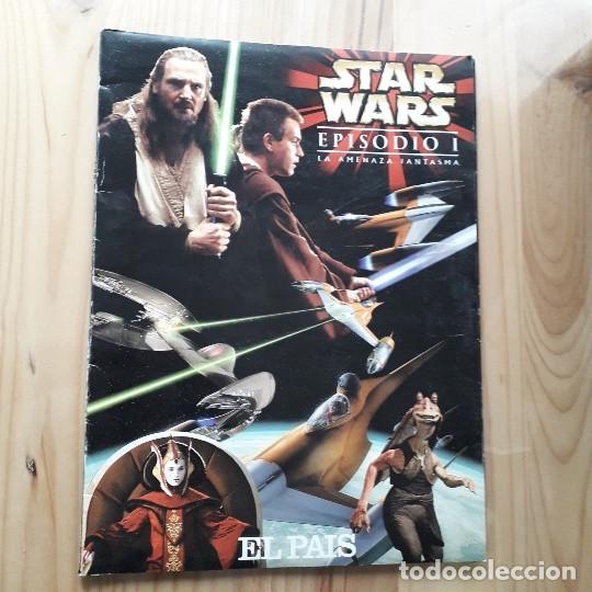 Coleccionismo: STAR WARS EPISODIO 1 COLECCIONABLE EL PAIS - COMPLETA 14 LAMINAS-FASCICULOS DE 4 PAGINAS CADA UNO