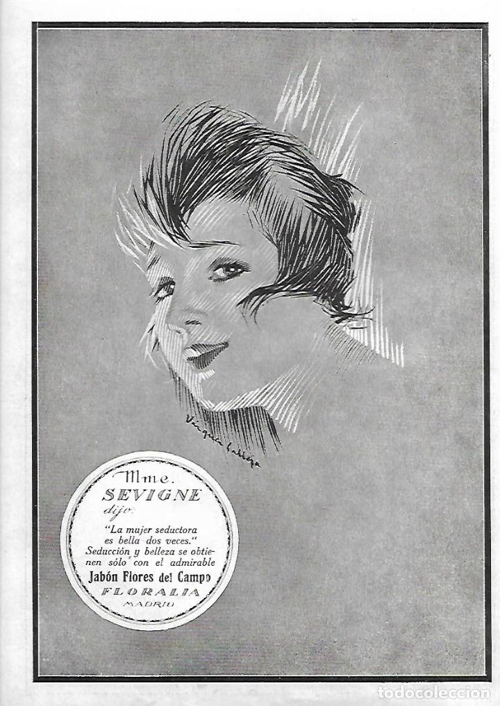 Coleccionismo: A&Ntilde;O 1919 RECORTE PRENSA PUBLICIDAD SEVIGNE JABON FLORES DEL CAMPO PERFUMERIA FLORALIA