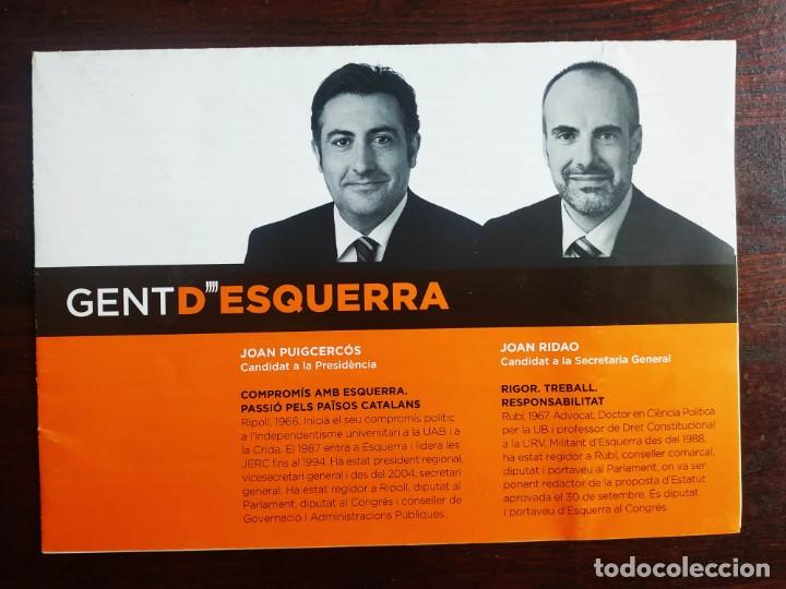Colecionismo: Gent D&acute;esquerra, programa electoral 2010, cam&iacute; al 2014 esquerra 2.0 Rigor i planificaci&oacute;