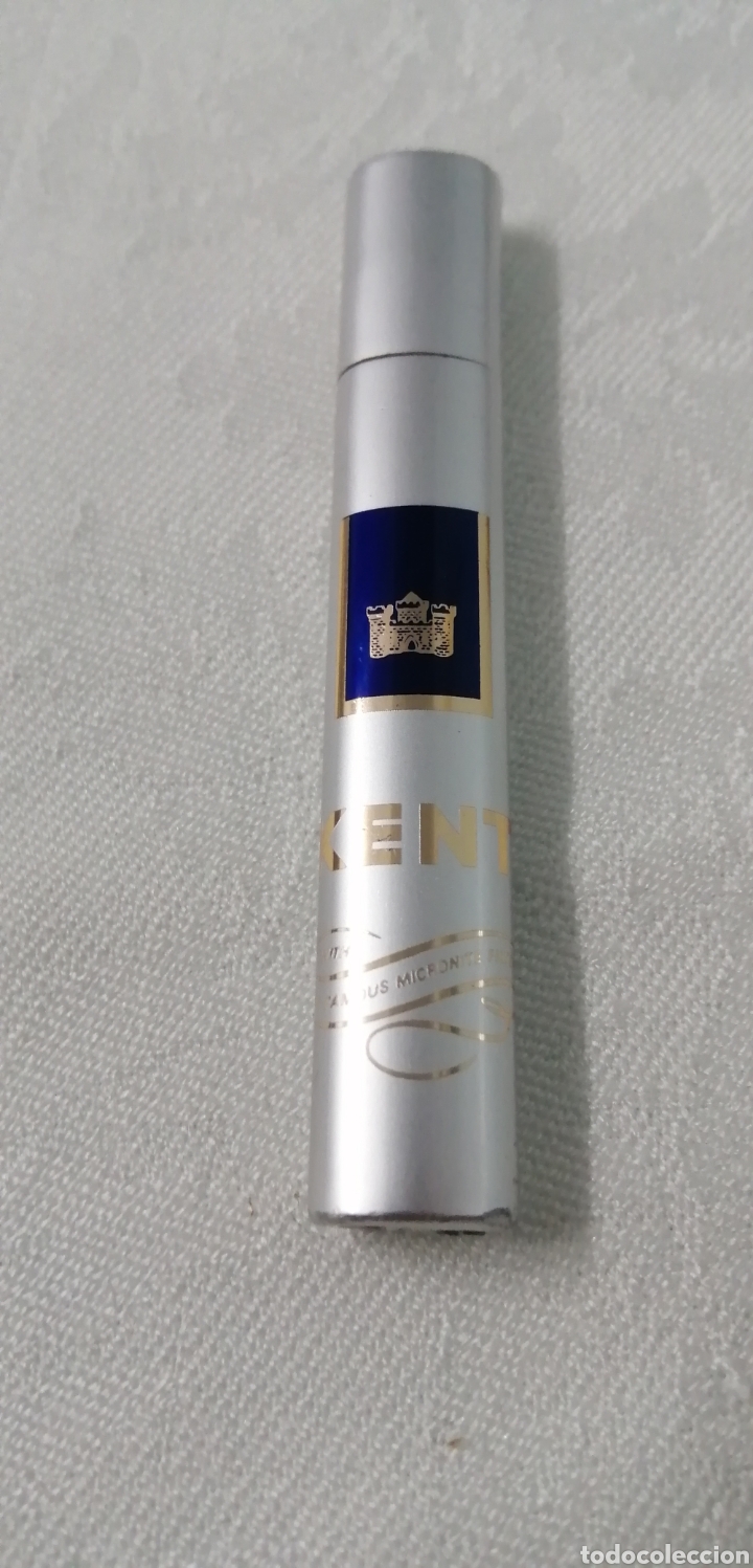 Coleccionismo: ELEGANTE MECHERO KENT. DIMENSIONES: 7X1,5 CM. PRECIOSO.