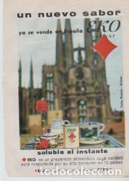 Coleccionismo: ANUNCIO PUBLICIDAD COCINAS CORCHO-CAFE EKO