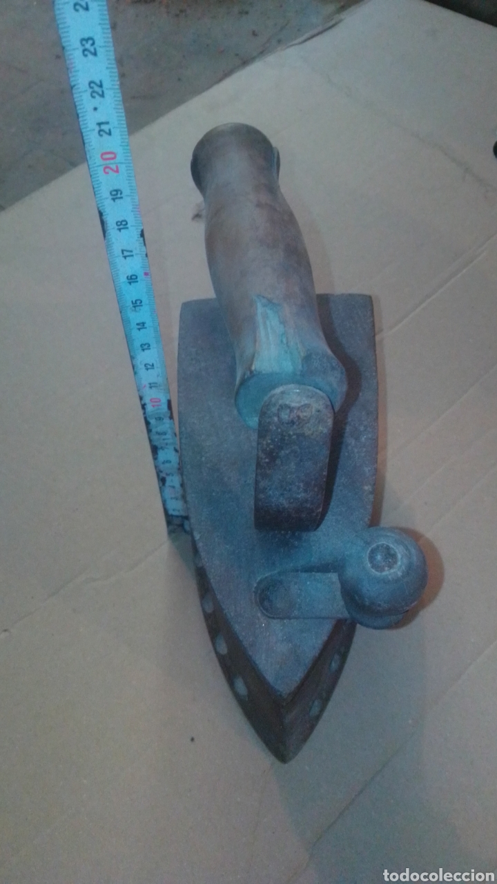 Coleccionismo: Plancha antigua de carbon - Foto 2