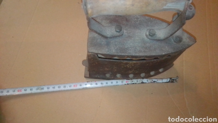 Coleccionismo: Plancha antigua de carbon - Foto 1