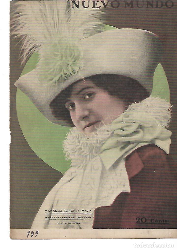 Coleccionismo: A&Ntilde;O 1912 RECORTE PRENSA FOTOGRAFIA ARTISTA ARACELI SANCHEZ IMAZ TIPLE COMICA TEATRO ESLAVA