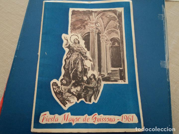Coleccionismo: programa de fiesta mayor de guissona 1961 - Foto 1