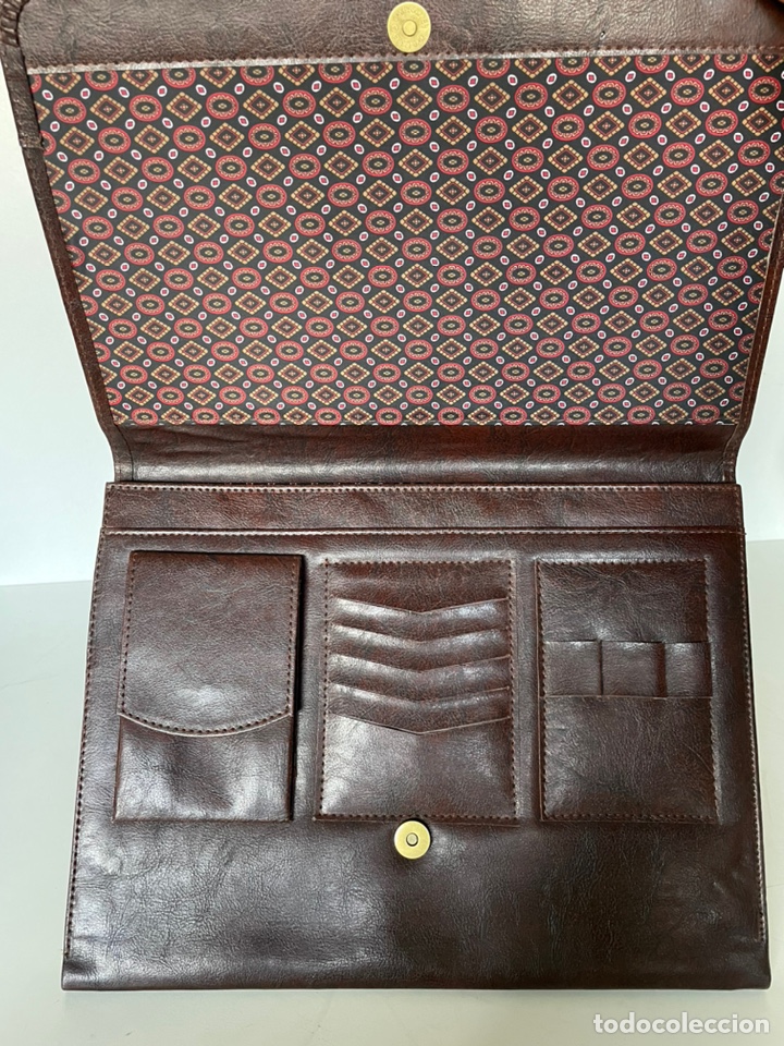Coleccionismo: CARPETA DE CUERO - Foto 2