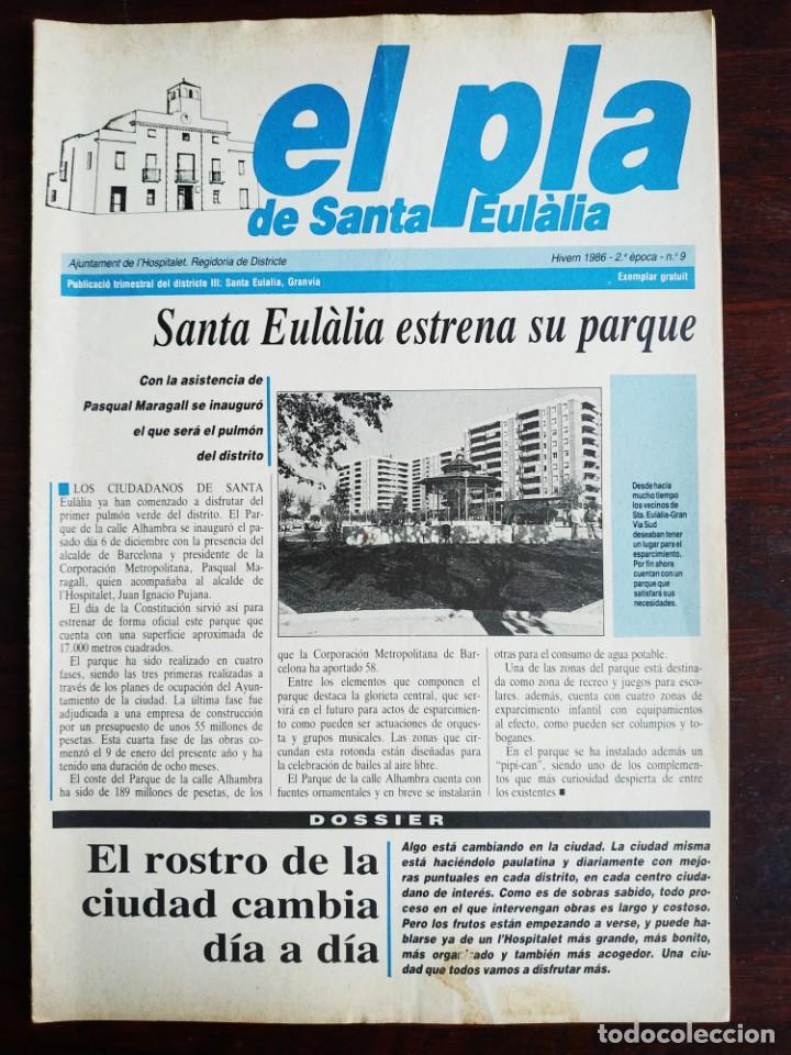 Collezionismo: El Pla de Santa Eulalia publicacio n&ordm;9 trimestral districte III Santa Eulalia, Gravia hivern 1986