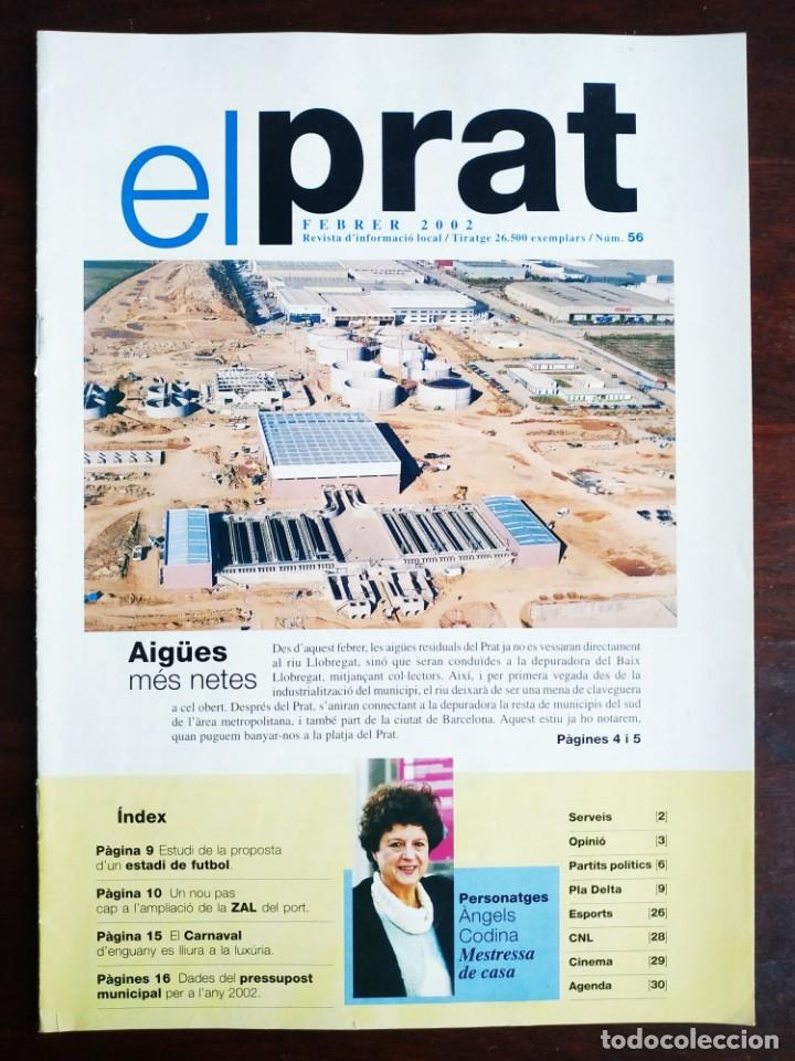 Coleccionismo: El Prat revista n&ordm;56 d&acute;informatiu local 2002 El Part dia a dia reportatges infraestructures societat