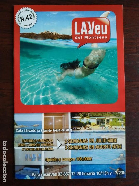 Sammelleidenschaft Papier: La Veu del Montseny, publicaci&oacute; n&ordm; 42 maig-juny 2005. Revista publicit&agrave;ria amb seccions diverses