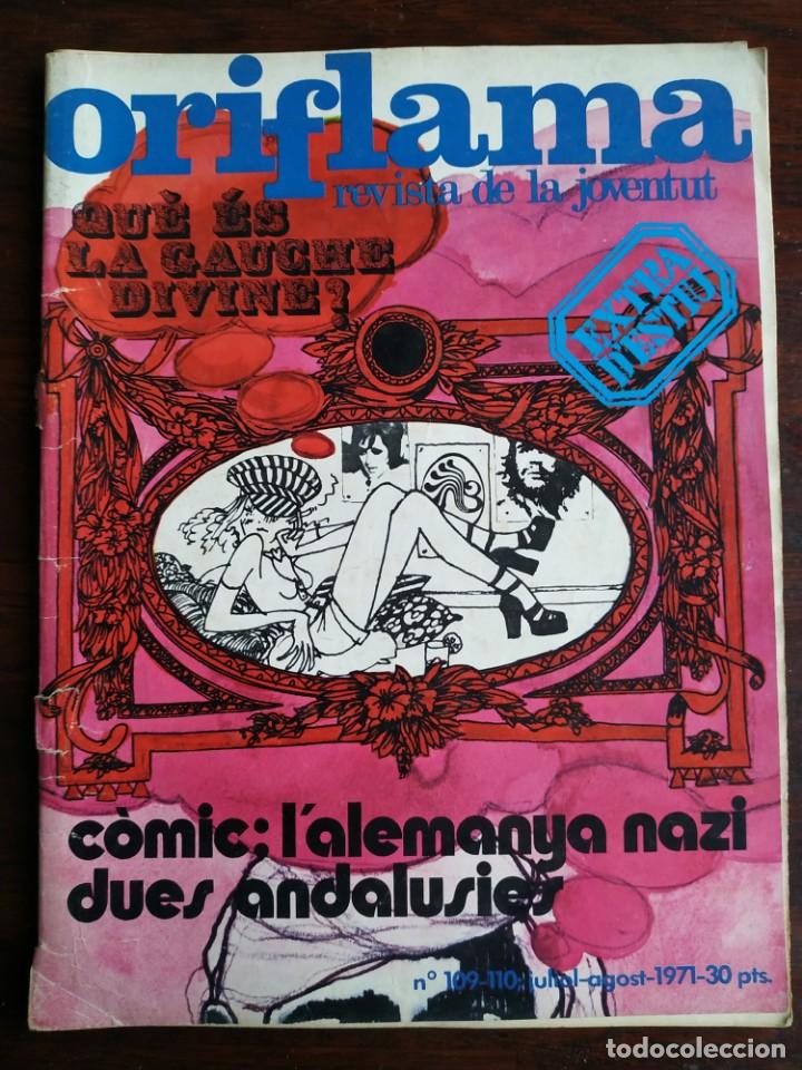 Coleccionismo: Oriflama, revista de la joventut n&ordm; 109-110, estiu 1971 extra d&acute;estiu l&acute;actualitat cultural del pais
