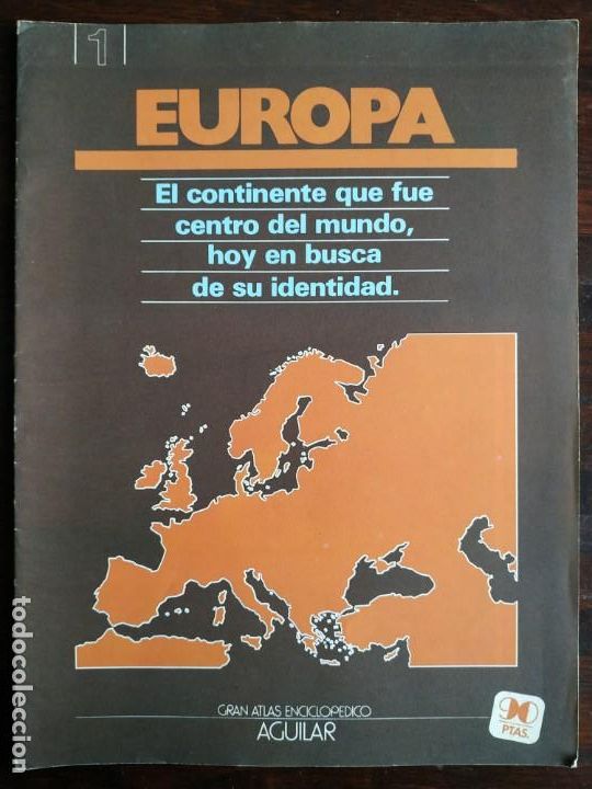Coleccionismo: Europa 1 Gran atlas enciclop&eacute;dico Aguilar, 1979, El continente que fue centro del mundo