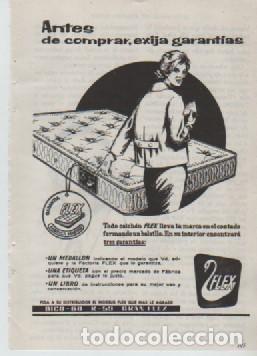 Coleccionismo: ANUNCIO PUBLICIDAD COLCHON FLEX - Foto 1