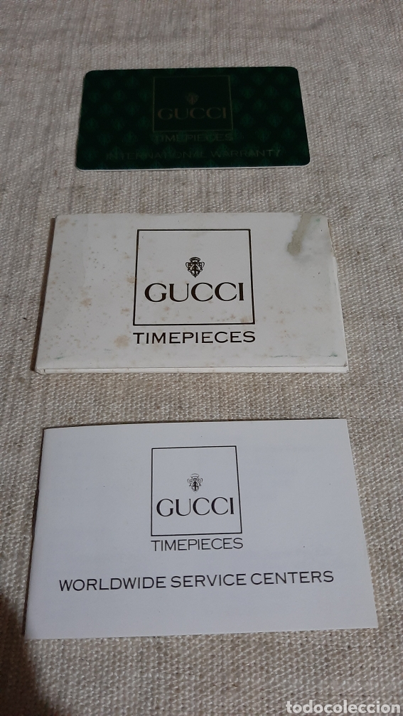 Sammelleidenschaft Papier: GARANTIAS GUCCI SUIZA 1995