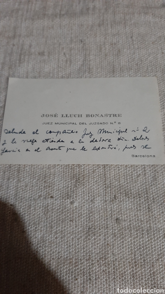 Sammelleidenschaft Papier: 1940 TARJETA AGRADECIMIENTO Barcelona