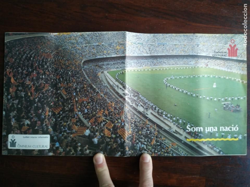 Coleccionismo: Revista n&ordm;37 de Omnium Cultural butllet&iacute; interior informatiu Son una Nacio 1981 Nou Camp Bar&ccedil;a