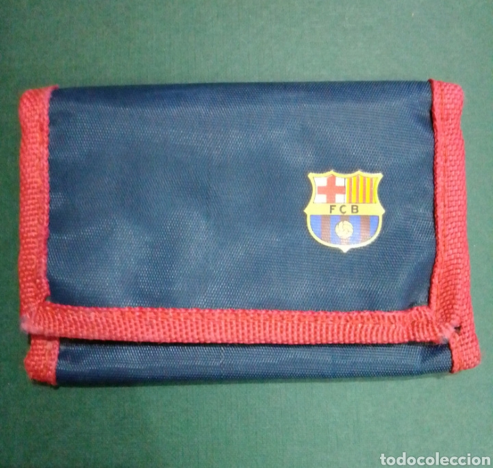 Coleccionismo: Cartera monedero con velcro del Bar&ccedil;a