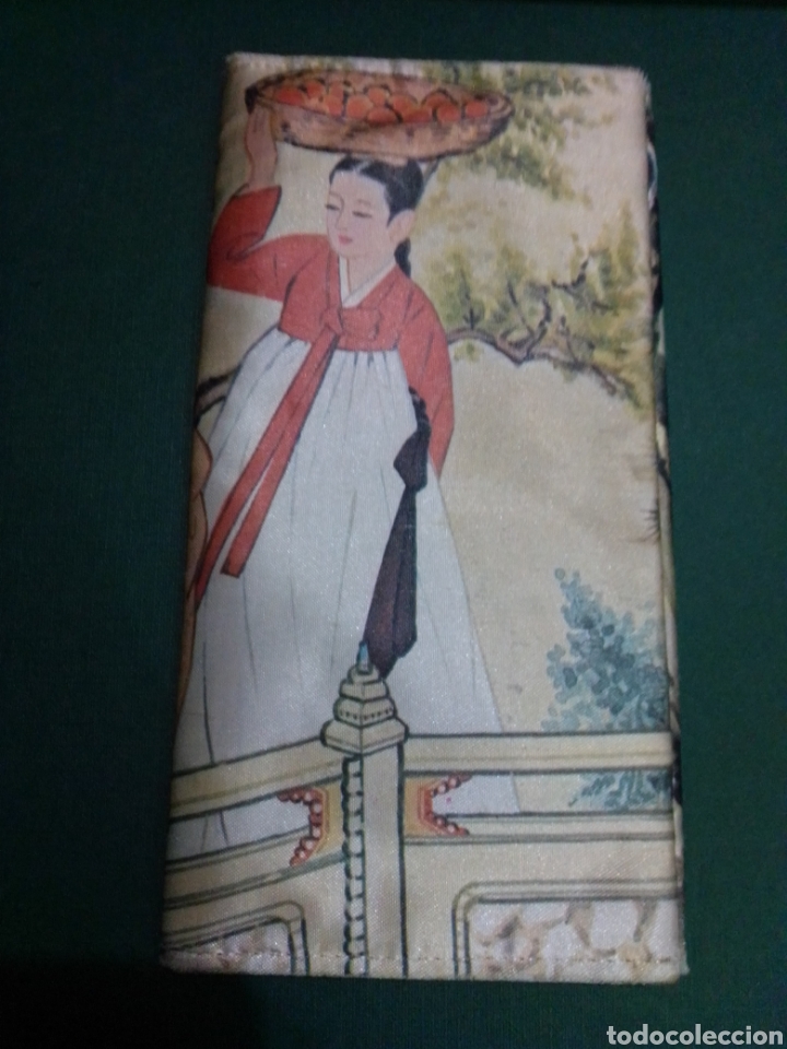 Coleccionismo: Cartera monedero de tela chinesca