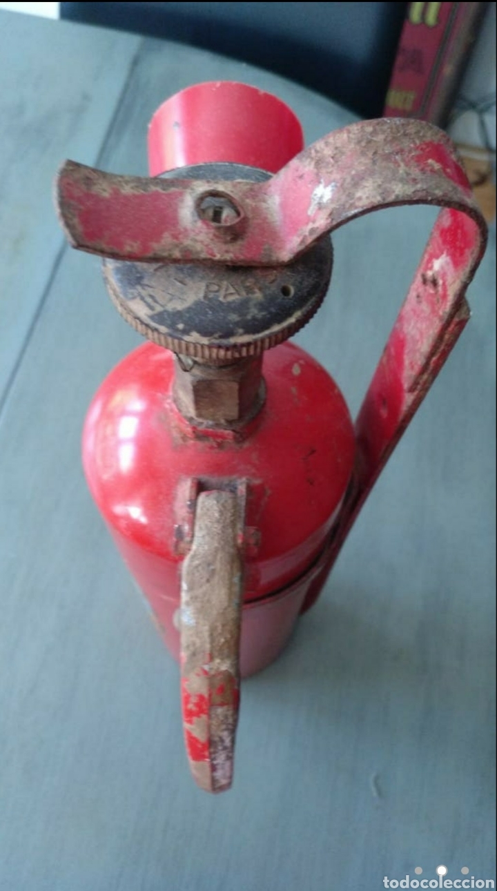 Coleccionismo: Antiguo extintor Parsi - Foto 2