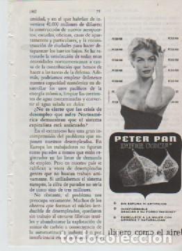 Coleccionismo: ANUNCIO PUBLICIDAD SOSTEN PETER PAN