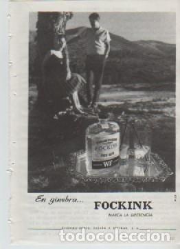 Coleccionismo: ANUNCIO PUBLICIDAD GINEBRA FOCKINK