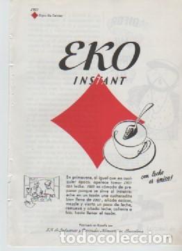 Coleccionismo: ANUNCIO PUBLICIDAD CAFE EKO-MEDICAMENTO DIFORMILTRICINA