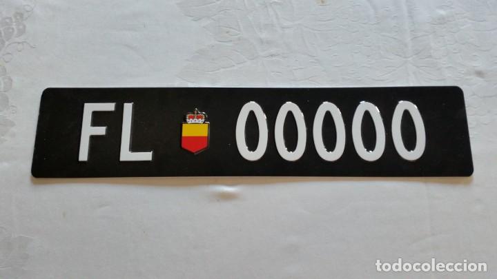 Coleccionismo: MATRICULA LIECHTENSTEIN. REPLICA - Foto 1