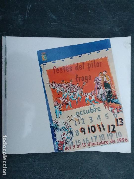 Coleccionismo: PROGRAMA FIESTAS DEL PILAR, FESTES, FRAGA, HUESCA. 1996.