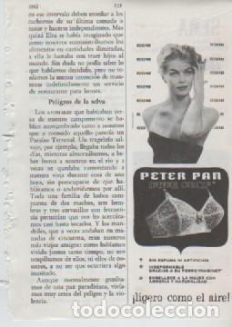 Coleccionismo: ANUNCIO PUBLICIDAD SOSTEN PETER PAN-COLCHON SEMA
