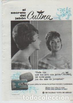 Coleccionismo: ANUNCIO PUBLICIDAD JABON CUTINA-SOSTEN PETER PAN