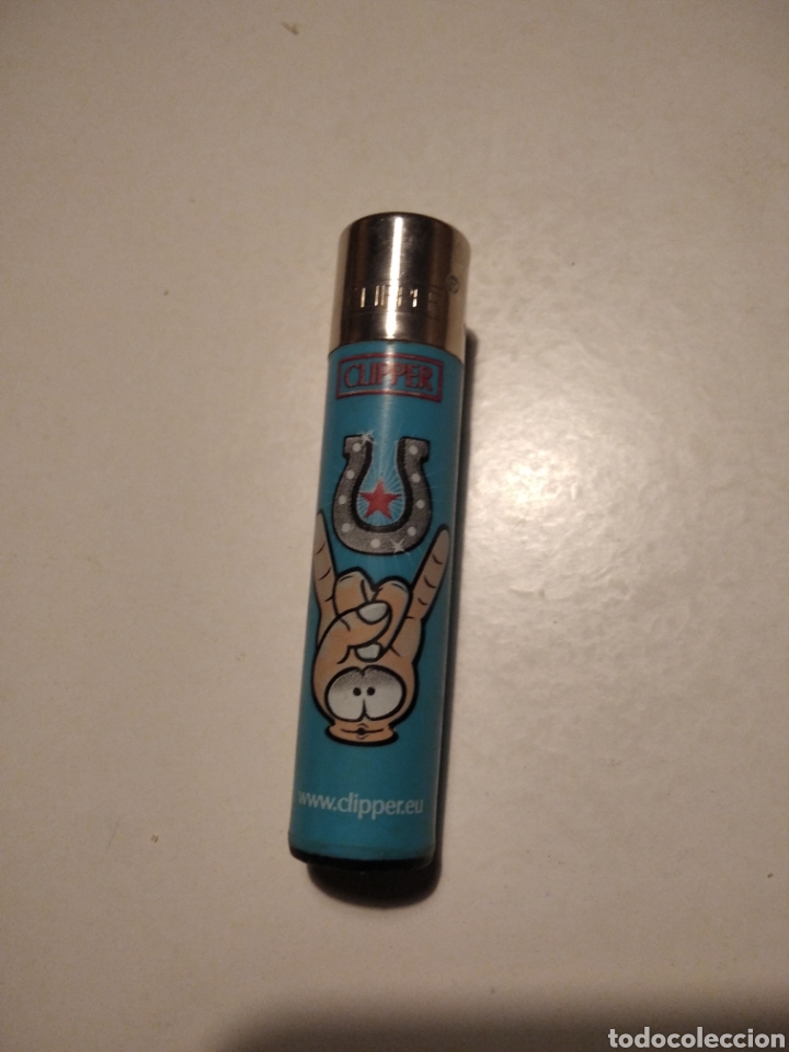 Coleccionismo: Mechero Clipper herradura cuernos