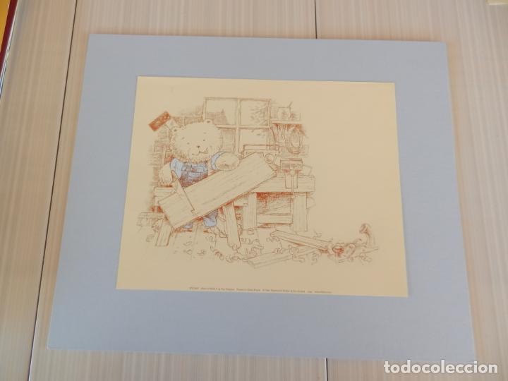 Coleccionismo: L&Aacute;MINA INFANTIL - SPC/667 - HARD AT WORK II BY RAY SIMPSON - MIDE 25X20 CM - 36X30 CM CON MARCO.
