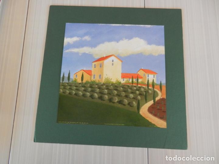 Coleccionismo: L&Aacute;MINA - TUSCAN RETREAT IV BY M. WISCOMBE - 2002 - MIDE 20X20 CM - 28X28 CM CON MARCO.