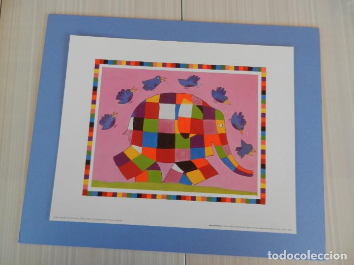 Coleccionismo: L&Aacute;MINA - ELMERS FRIENDS - 6211 - MIDE 30X24 CM - 37X30 CM CON MARCO.