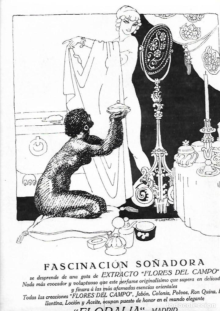 Sammelleidenschaft Papier: A&Ntilde;O 1919 RECORTE PRENSA PUBLICIDAD CREACIONES FLORES DEL CAMPO PERFUMERIA FLORALIA