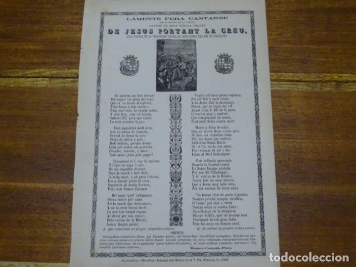 Collezionismo: GOIG-ALABANZA LAMENTS PER A CANTARSE.BARCELONA.HEREUS DE LA V. PLA.1889