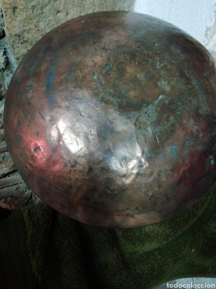 Coleccionismo: Olla de cobre antigua grande - Foto 6