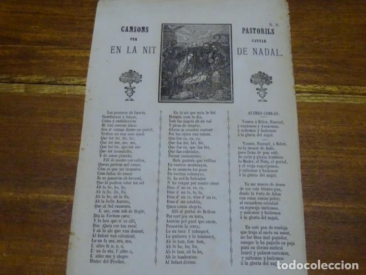 Collezionismo: GOIG-ALABANZA CANSONS PASTORILS DE NADAL.MANRESA.ROCA.1874.
