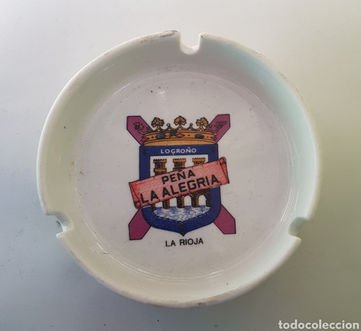 Colecionismo: Cenicero - pe&ntilde;a la alegria - la rioja - logro&ntilde;o - car66