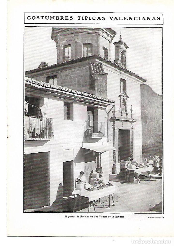 Colecionismo: &Ntilde;O 1912 RECORTE PRENSA EL PORRAT DE NAVIDAD EN SAN VICENTE DE LA ROQUETA COSTUMBRES TIPICAS VALENCIA