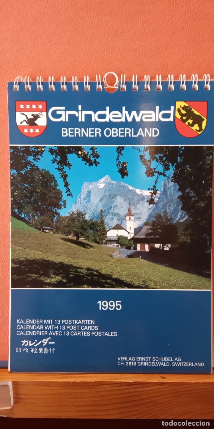 Collezionismo: CALENDARIO 1995. GRINDELWALD. BERNER OBERLAND.