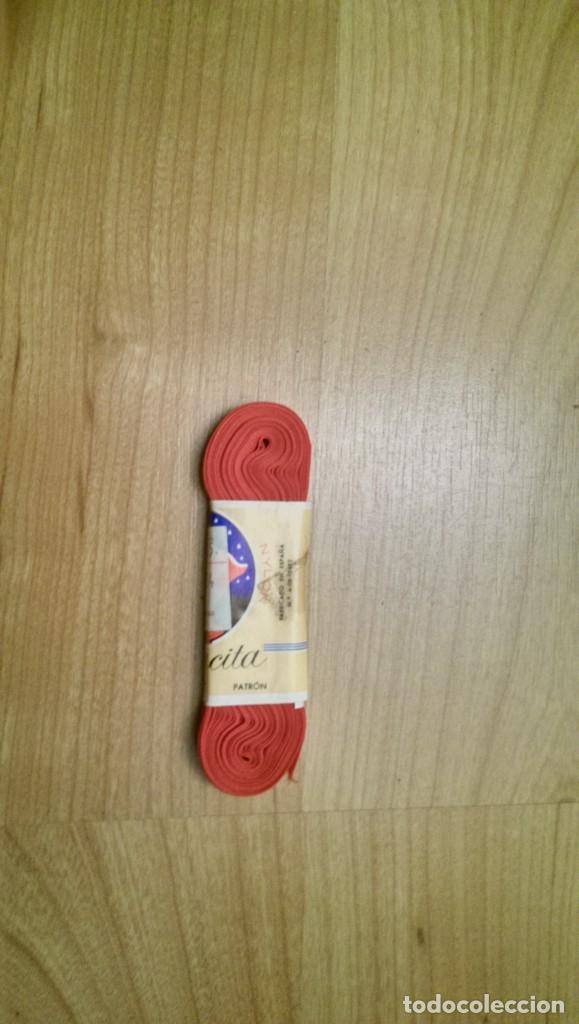 Collectionnisme: CINTA NYLON ROJO 0,5 CMS.ANCHO X 10 METROS
