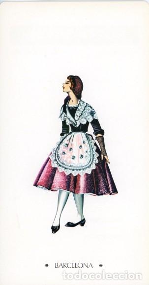 Coleccionismo: L&Aacute;MINA MUJERES CON TRAJES REGIONALES, Barcelona. LABORATORIOS CASEN, ZARAGOZA
