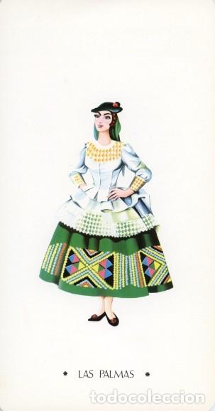 Coleccionismo: L&Aacute;MINA MUJERES CON TRAJES REGIONALES, Las palmas. LABORATORIOS CASEN, ZARAGOZA