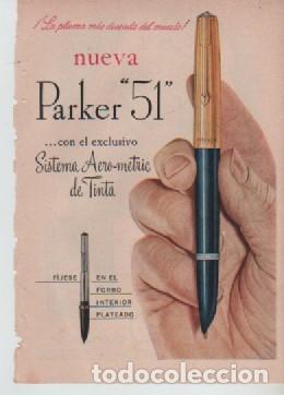 Coleccionismo: ANUNCIO PUBLICIDAD ESTILOGRAFICAS PARKER -COLONIA RAMILLETE DE NOVIA