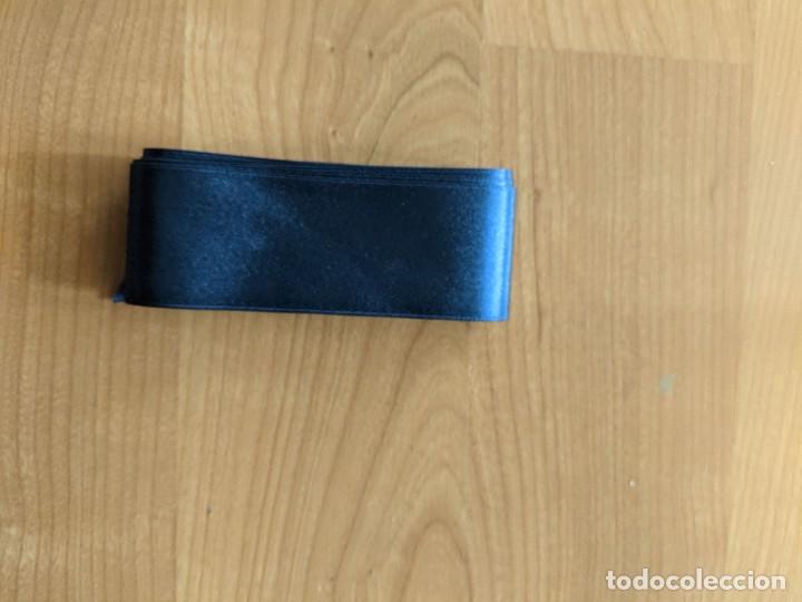 Collectionnisme: CINTA RASO AZUL MARINO 4 CM. ANCHO X 5,20 METROS