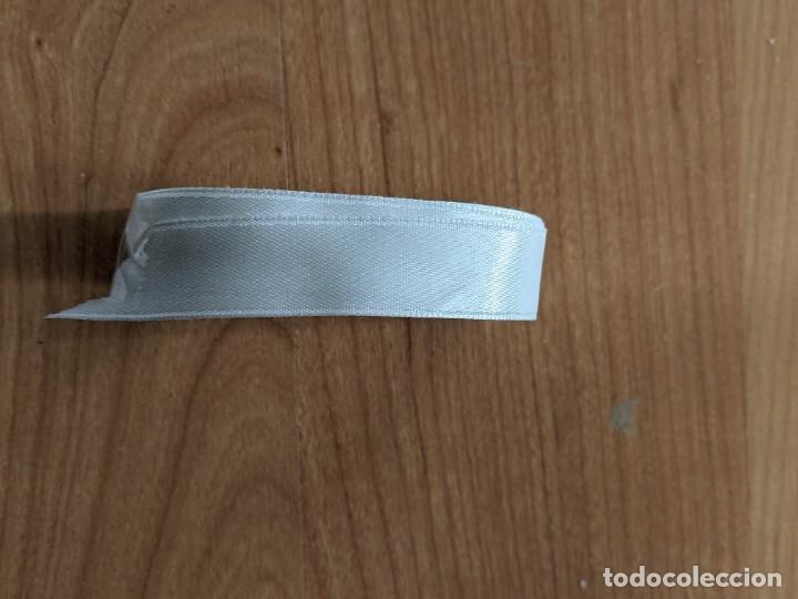 Coleccionismo: CINTA RASO BLANCA 1,5 CM. ANCHO X 0,64 METROS