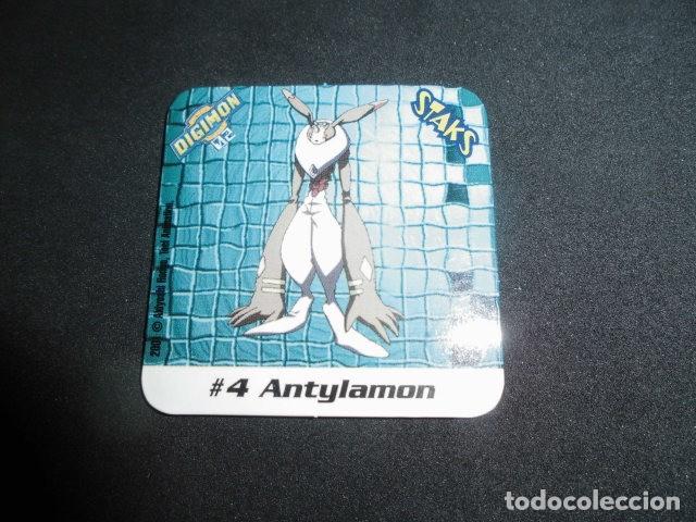 Coleccionismo: STAKS DIGIMON DIGITAL MONSTERS 02 - N&ordm; 4 - ANTYLAMON - PANINI 2001- MUY BUEN ESTADO.