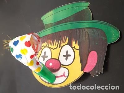 Coleccionismo: CARNAVAL DE C&Aacute;DIZ, PEQUE&Ntilde;A CARETA DE CART&Oacute;N CON MATASUEGRAS