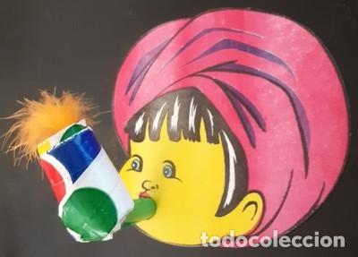 Coleccionismo: CARNAVAL DE C&Aacute;DIZ, PEQUE&Ntilde;A CARETA DE CART&Oacute;N CON MATASUEGRAS